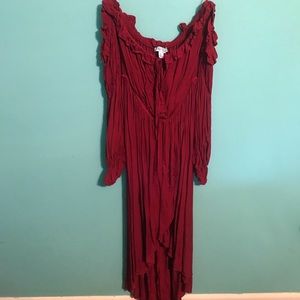 Maroon Dress